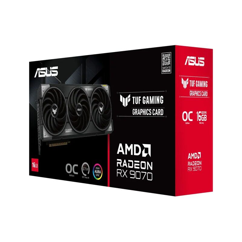 AMD ASUS TUF Radeon RX 9070 OC Edition 16GB GDDR6 Nero
