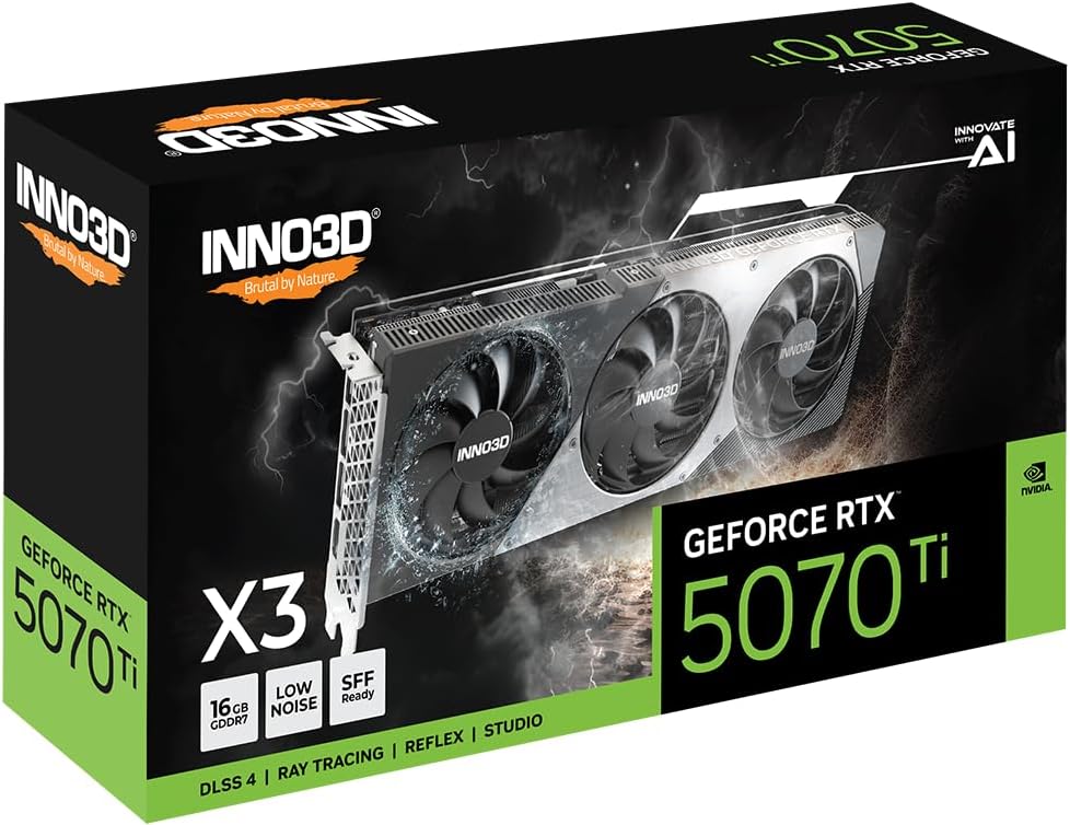 Inno3D GeForce RTX 5070 Ti X3 OC NVIDIA 16 GB GDDR7