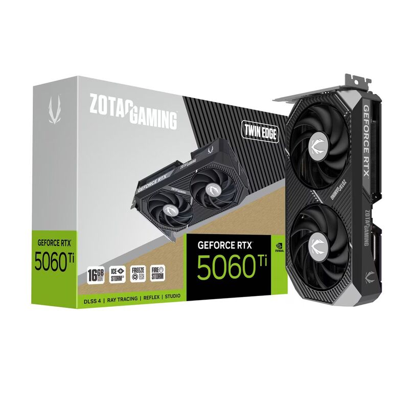ZOTAC GeForce RTX 5060 TI 16GB Twin Edge OC
