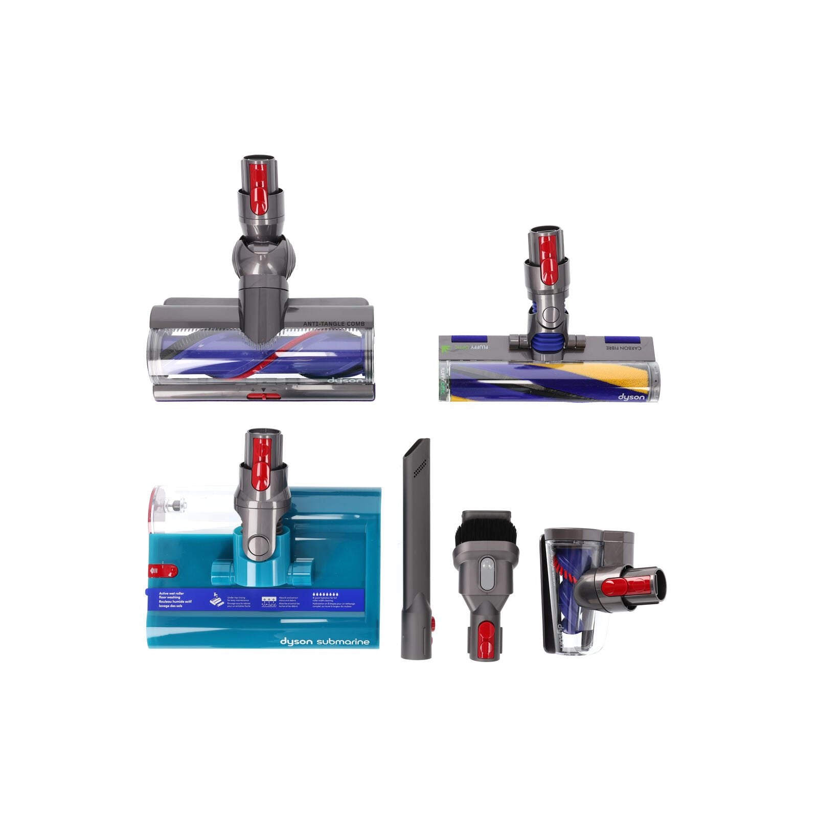 Aspirapolvere Dyson V15s Detect Submarine Nickel/Blu 660W