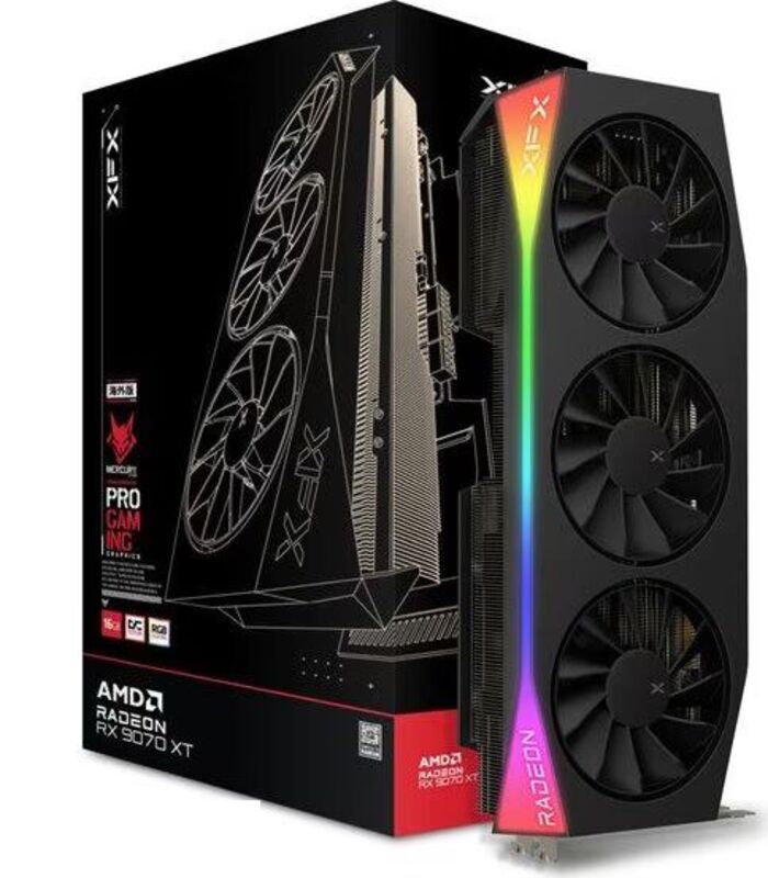 XFX Radeon RX 9070XT MERCURY Gaming RGB 16GB OC