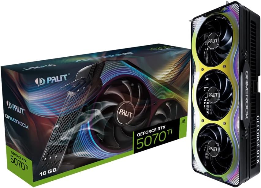 PALIT GEFORCE RTX 5070 TI GAMEROCK NVIDIA 16 GB GDDR7