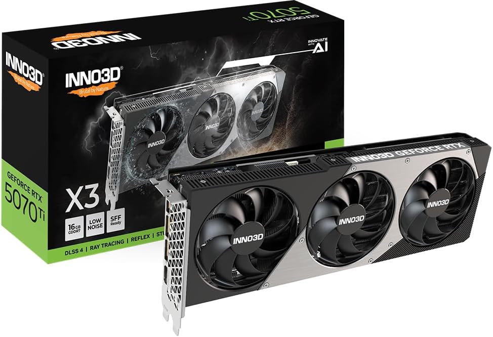 Inno3D GeForce RTX 5070 Ti X3 OC NVIDIA 16 GB GDDR7