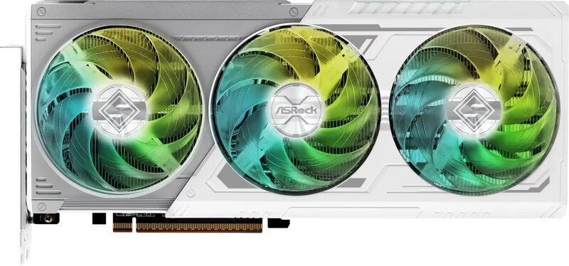 AMD ASRock Radeon RX 9070 XT 16GB Steel Legend Bianco