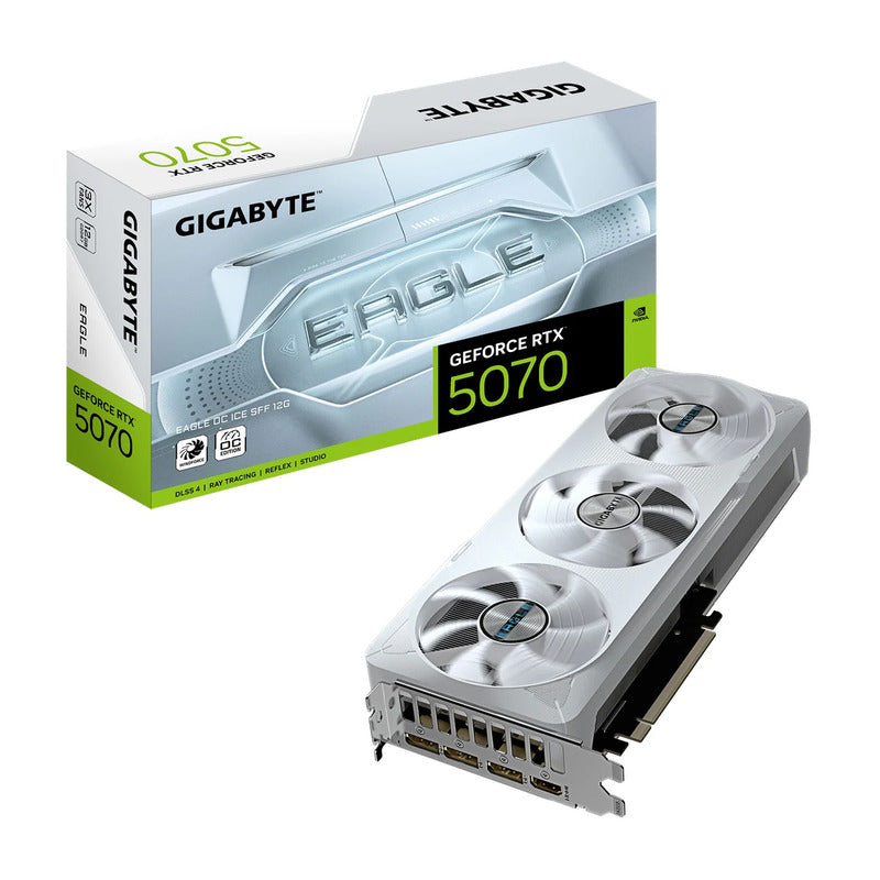 GIGABYTE GeForce RTX 5070 Ti EAGLE OC ICE SFF 16GB GDDR7 DLSS4 1*HDMI/3*DisplayPort PCi Ex 5.0 16x