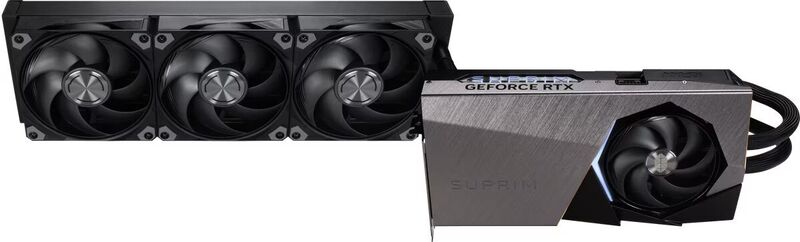 MSI GeForce RTX 5090 32G Suprim Liquid Soc 32GB GDDR7 DLSS4 1*HDMI/3*DisplayPort PCi Ex 5.0 16x