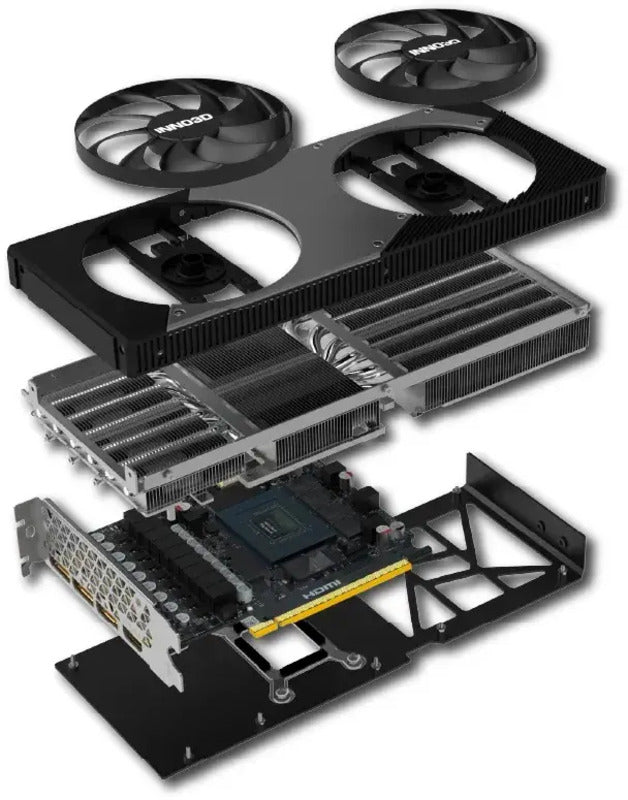 INNO3D GeForce RTX™ 5070 TWIN X2 OC 12GB GDDR7 Nero