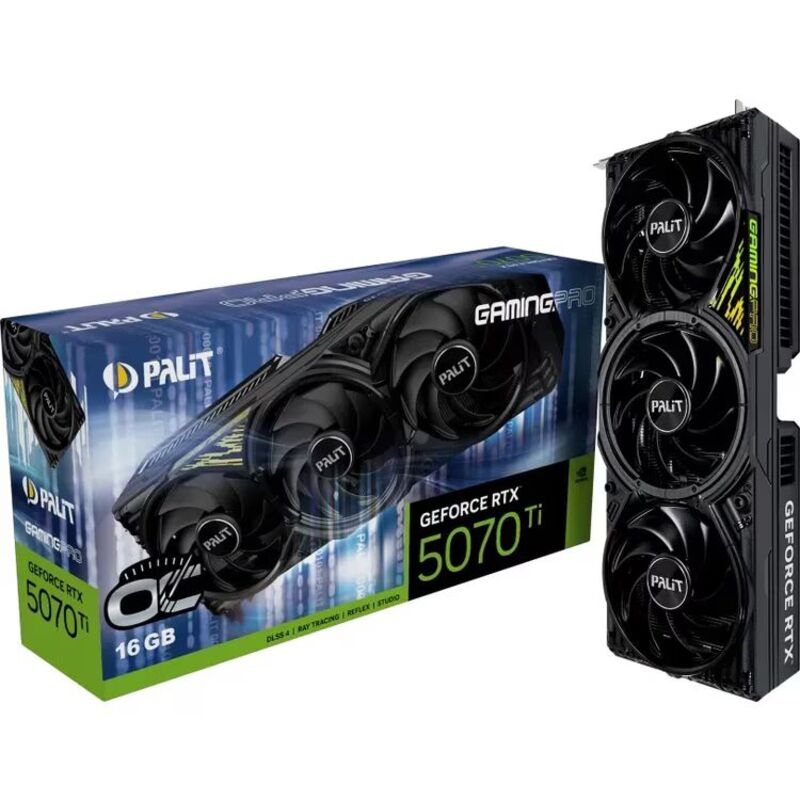 PALIT GEFORCE RTX 5070 TI GAMINGPRO OC V1 NVIDIA 16 GB GDDR7
