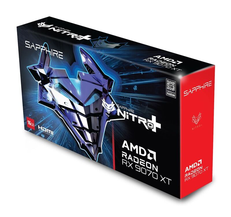 AMD Sapphire NITRO+ Radeon RX 9070 XT 16GB GDDR6