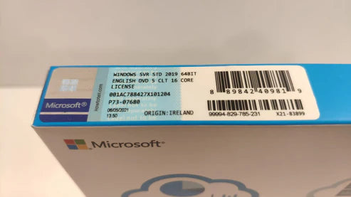 Microsoft Windows Server 2019 Standard Box +5CAL