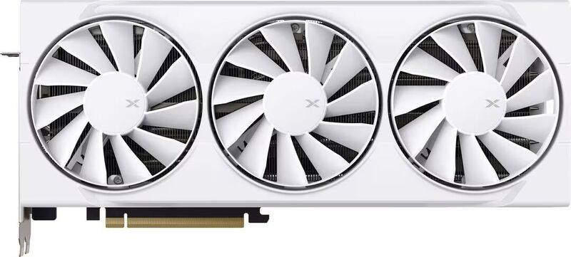 XFX Swift AMD Radeon RX 9070 XT White Triple Fan Gaming Edition 16GB