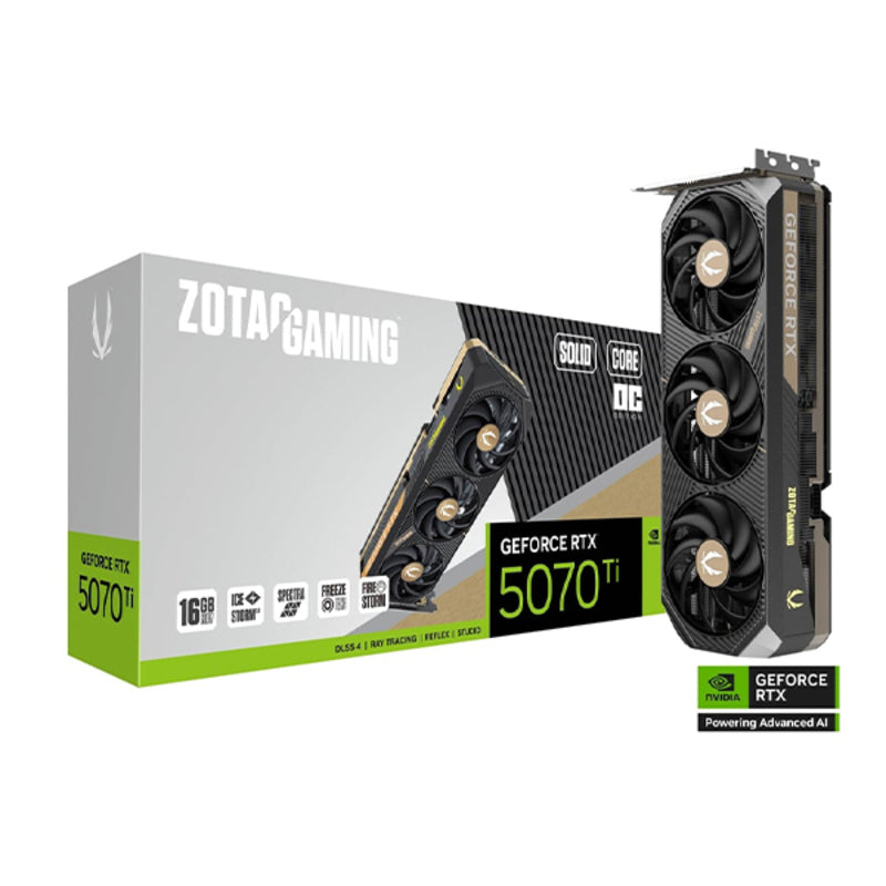 ZOTAC GAMING GeForce RTX 5070 Ti SOLID CORE OC