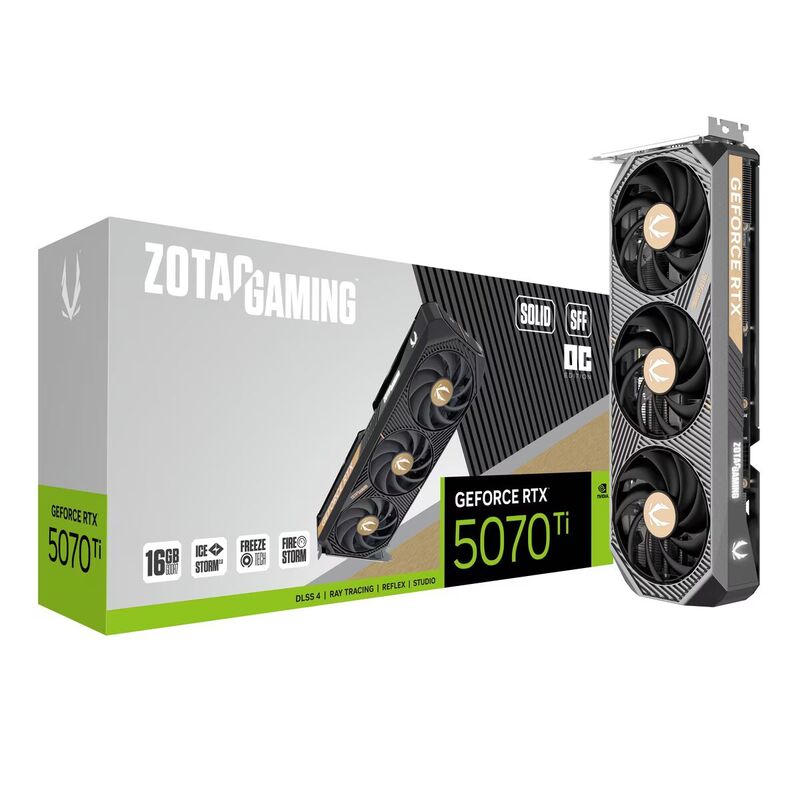 ZOTAC GAMING GeForce RTX 5070 Ti SOLID OC SFF