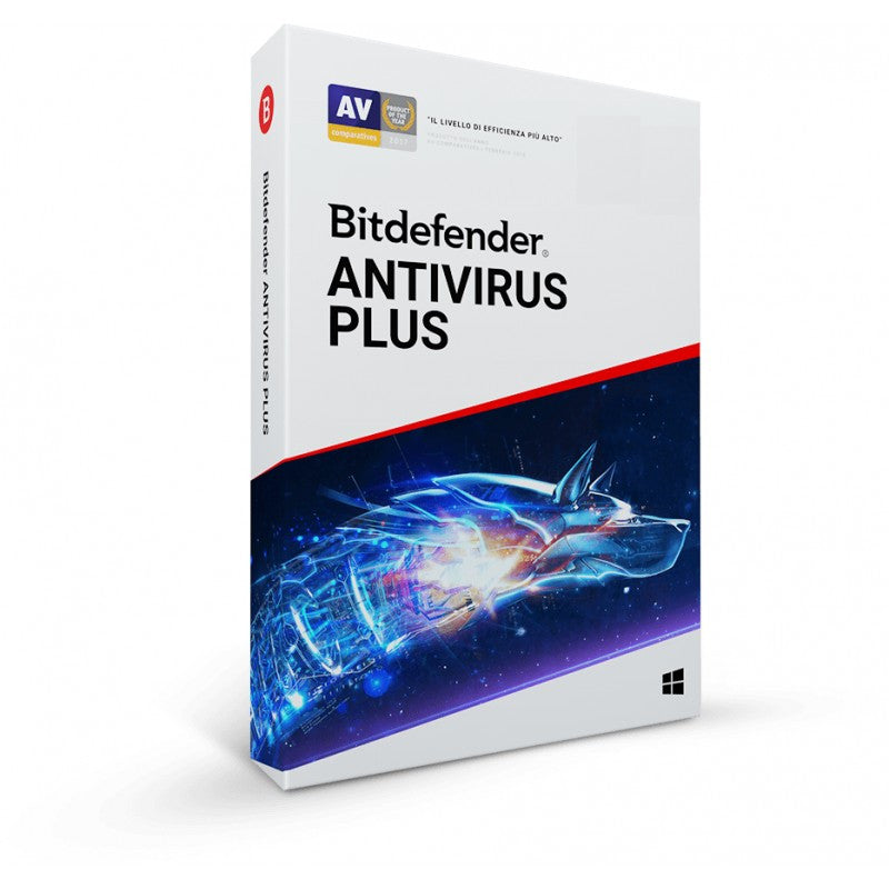 Bitdefender Antivirus Plus 2024 1 Dispositivo 2 Anni Solo Windows