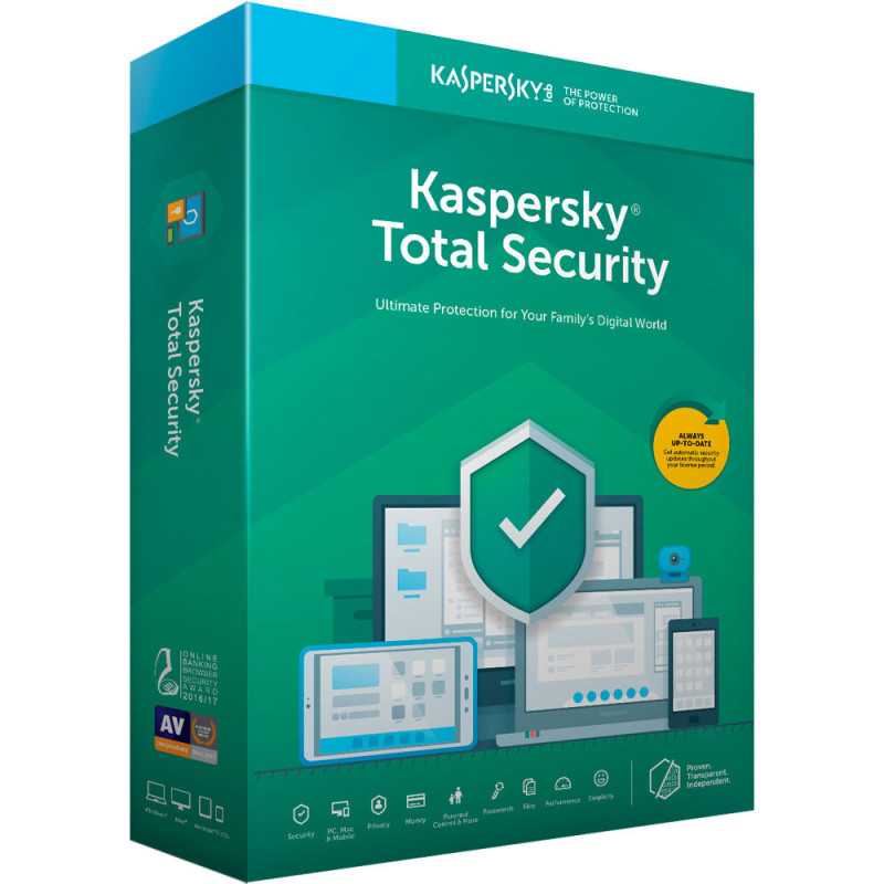 Kaspersky Total Security 2024 1 PC 1 ANNO ESD