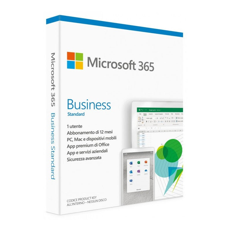 Microsoft Office 365 Business Business Standard 1 Utente - 15 Dispositivi 1 Anno