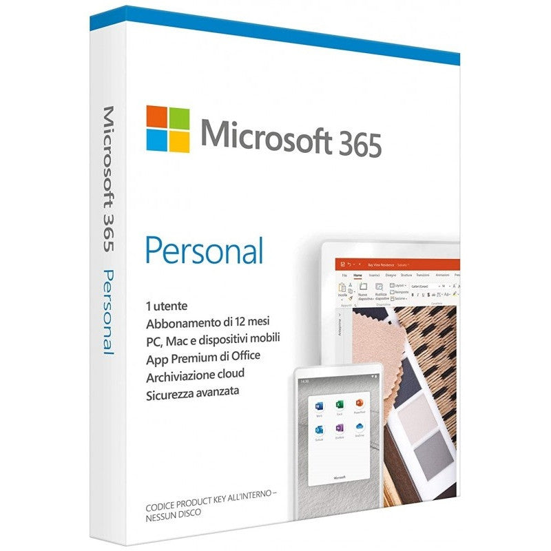 Microsoft Office 365 Personal 1 Utente 1 Anno Licenza