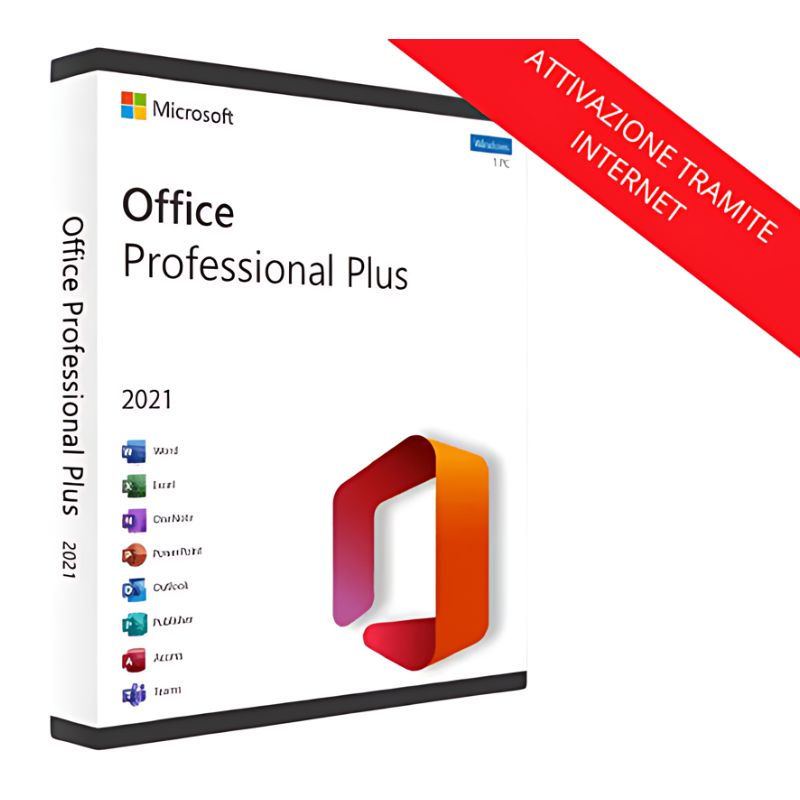 Microsoft Office 2021 Professional Plus - PC -Attivazione Istantanea Online