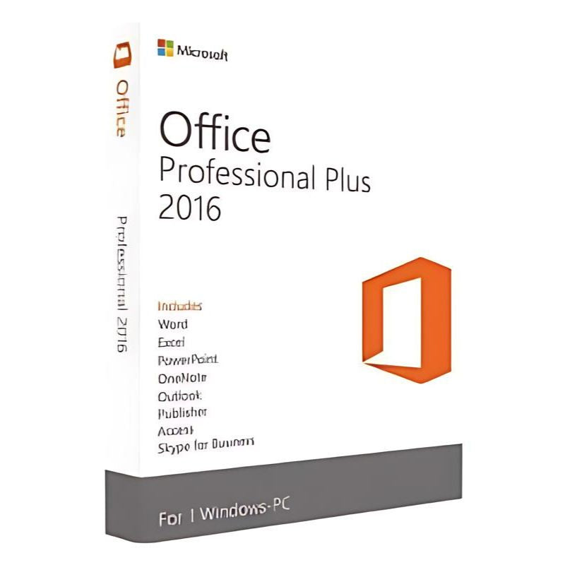 Microsoft Office 2016 Professional Plus - PC - Attivazione Telefonica