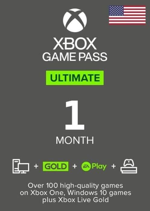 Xbox Game Pass Ultimate 1 Mese 1 Month Non Impilabili No Stackable VPN USA
